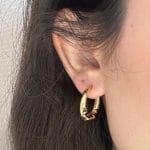 گوشواره حلقه ای پلنگی